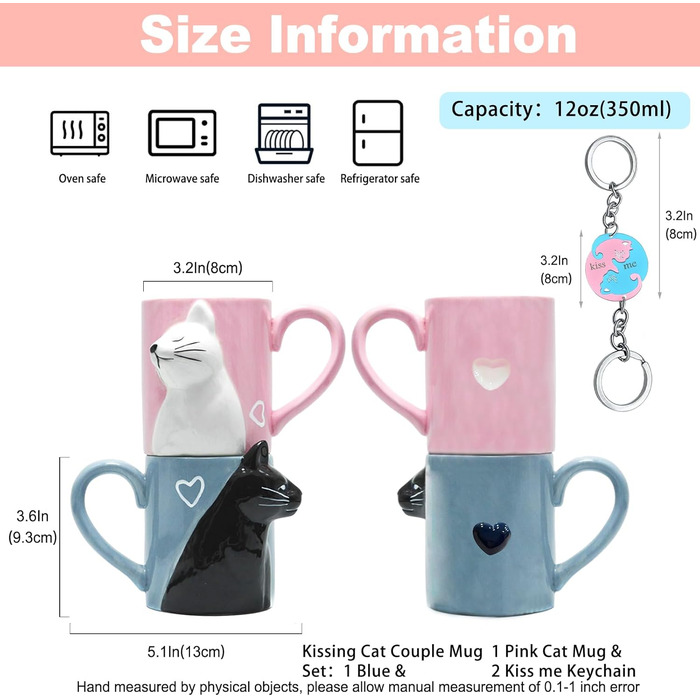 Керамічний набір чашок для кави та чаю 