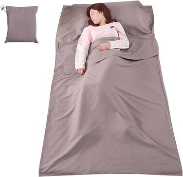 GIJMZY Sleeping Bag Liner Lightweight Sleeping Bag Liner Sleeping Bag Outdoor Camping Hotel Travel Sheet