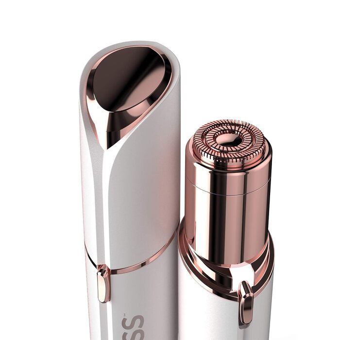 Електричний жіночий триммер для обличчя Finishing Touch Flawless Face - безболісне видалення волосся для чутливої шкіри, білий