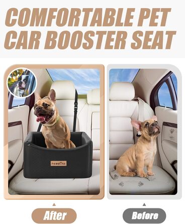 Автокрісло для собак - безпечне та зручне автоліжко для маленьких та середніх собак до 35 кг, з ременем безпеки та водонепроникним покриттям