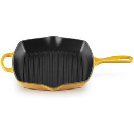 Чавунна гриль-сковорода Le Creuset Signature, квадратна, 26 см, для всіх типів плит, індукція, колір Nectar, 2,86 кг