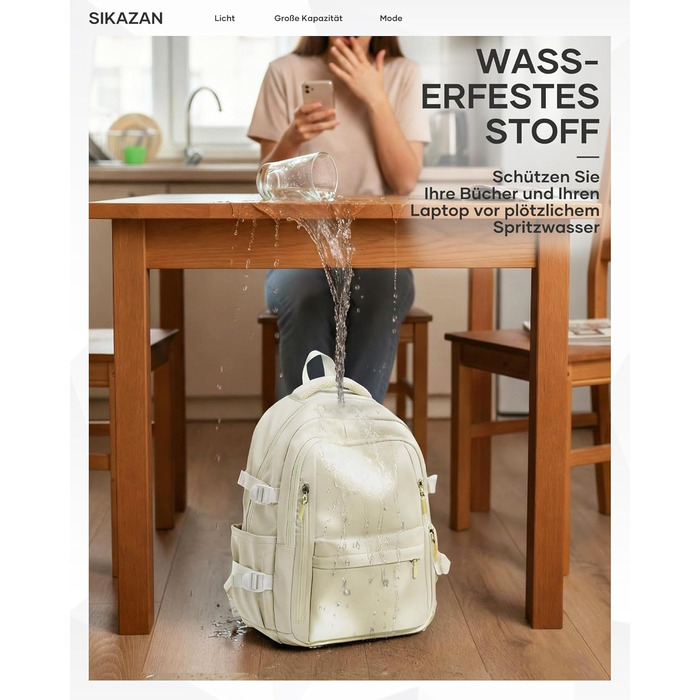 Шкільний рюкзак для підлітків: чорний, для дівчаток та хлопців. Шкільна сумка, casual рюкзак, 44x31x15 см