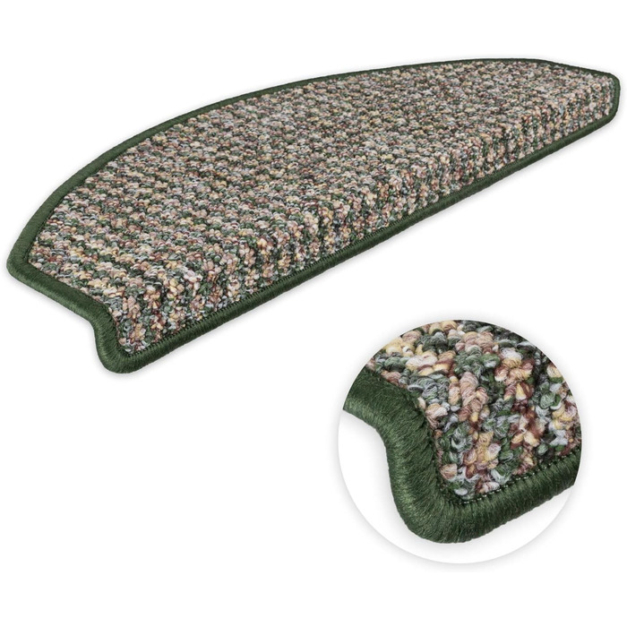 Ступінчасті килимки Kettelservice-Metzker Gera Halbrund (15 шт.) - для сходів