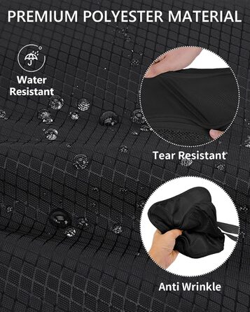 Органайзери для валізи Anjing Compression Cubes - 10 шт., компресійні кишені для подорожей, сірий колір