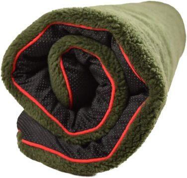 Підстилка для собак Rommets Petbed, 70 x 100 см, оливковий колір. Тепла, водонепроникна, з антиковзаючим покриттям. Легко миється.