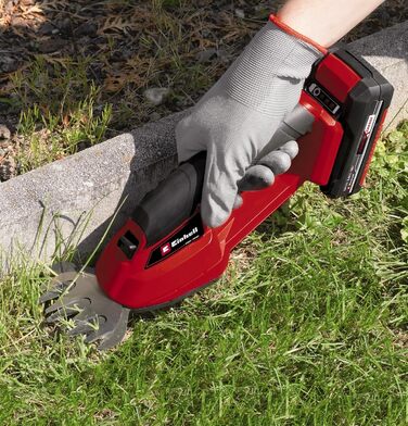 Einhell Cordless Grass and Hedge Trimmer GC-CG 18 Li-Solo Power X-Change (18 V, 100 mm / 200 mm cutting length, interchangeable grass cutting blade + hedge trimmer blade, without battery)