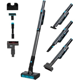 Вертикальний бездротовий пилосос Cecotec Ultraleicht Scoba: 210 Вт, 20 кПа, цифровий двигун, 45 хв роботи, Jalisco-насадка та щітка