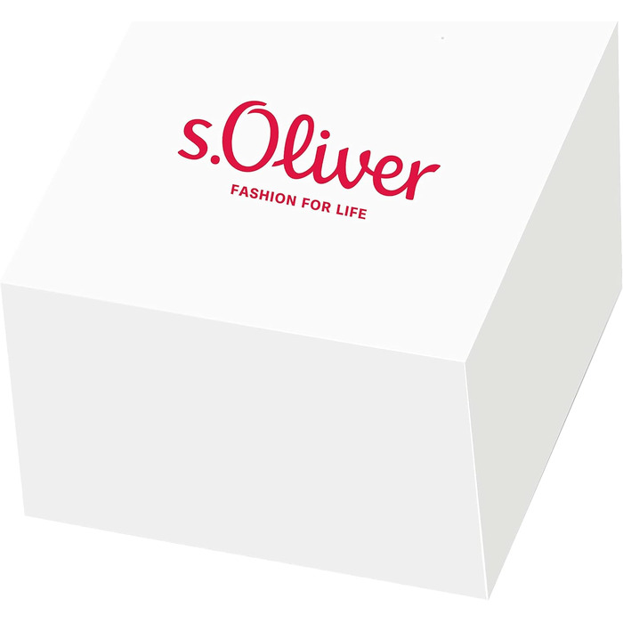 Годинник наручний s.Oliver для жінок, кварцовий, аналоговий, з силіконовим ремінцем, водостійкий 3 bar, у подарунковій коробці, рожевий