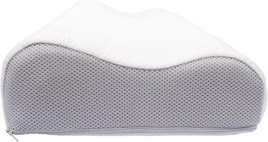 Dream Castle Exclusive Neck Pillow - Gel foam core with wave pattern RG50 - Height adjustable for optimal sleeping position - Sustainable cover made of recycled polyester - 30x60cm