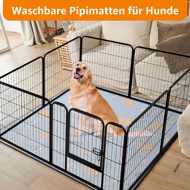 Багаторазові пелюшки для цуценят, 2 шт. - супер вбираючі пелюшки PIPI для собак, неслизькі тренувальні пелюшки для собак для диванів, вольєрів або автокрісел 76x81 см (2 шт.)