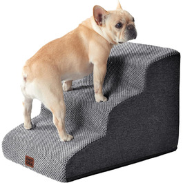 Сходинки для собак EHEYCIGA: компактні та зручні для маленьких собак, 40 см заввишки, сірі