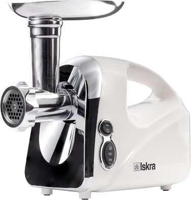 Електричний Fleischwolf Iskra 1200W: м'ясорубка, фляндр, соковичавник 4-в-1 з нержавіючої сталі
