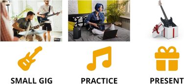 Електрогітара Rocktile Banger's Power Pack Комплект (підсилювач, чохол, кабель, ремінь, медіатори, тремоло, запасні струни, навчальний матеріал з CD/DVD)