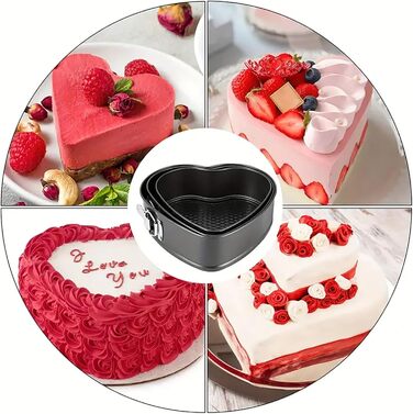 Набір для випічки Sadodo: форми для тортів, кексів, коржів (20/22/24/26 см) + кондитерський мішок з насадками. Антипригарне покриття, знімне дно