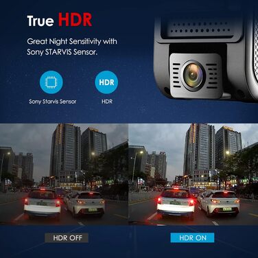 VIOFO A119 V3: відеореєстратор 2K 60fps з GPS, паркувальний режим, HDR, нічне бачення, 140° кут огляду, IMX355 сенсор