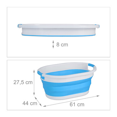 Relaxdays Foldable Laundry Basket, 36 Liters