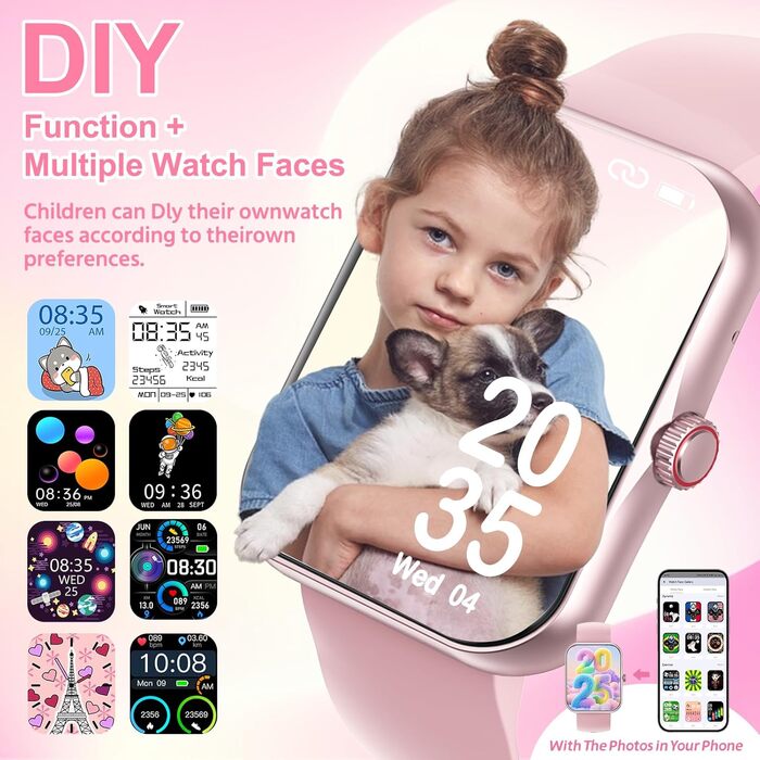 Дитячий розумний годинник Smartwatch для спорту та фітнесу, 1.83