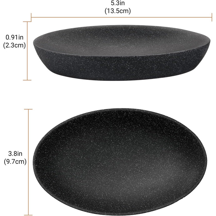 Підставка для мила Shinowa: неслизька мильниця з харчового пластику для ванної, туалету, кухні. Білий колір, дизайн 