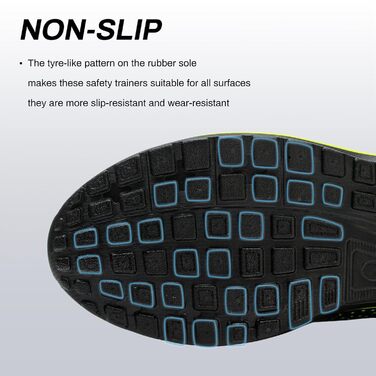 Черевики робочі чоловічі та жіночі, спортивні, з металевим носком, антиковзаючі, дихаючі, розмір 35-46 (36 EU, зелений)