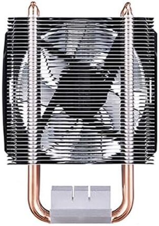 Кулер для CPU Cooler Master H412R з 4 тепловими трубками (180 Вт), 92 мм вентилятор (PWM), сумісний з AMD та Intel