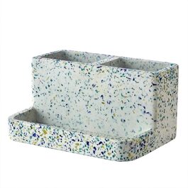Saturday Knight Ltd. Toothbrush Holder, Speckled, Terrazzo, Multicolor