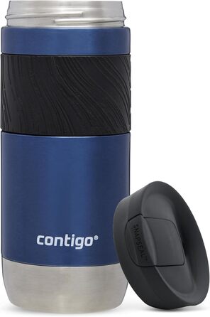 Contigo Byron Snapseal Stainless Steel Travel Mug - Leakproof, Insulated Coffee Cup - 590ml, BPA-Free