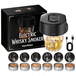 Електричний набір для копчення віскі Whisky Smoker — ідеальний подарунок для чоловіка