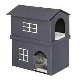 Relaxdays Cat House 2 поверхи для приміщень