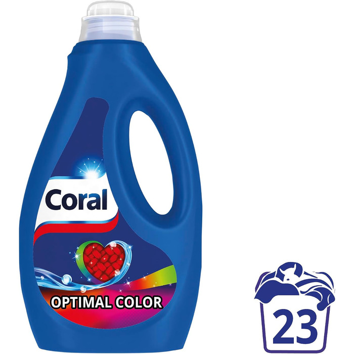 Рідкий пральний засіб Coral Color Farbschutz для кольорового прання, 6 x 1.15 л