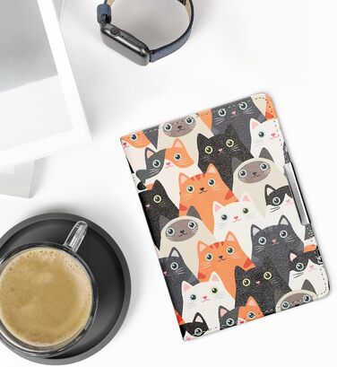 Чохол-книжка kwmobile для Tolino Vision 1/2/3/4 HD - Чохол для eReader з малюнком 