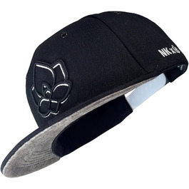 Кепка Nebelkind Snapback Steini Der Keller: універсальний розмір, чорно-сіра, для чоловіків та жінок, стильна бейсболка в стилі streetwear