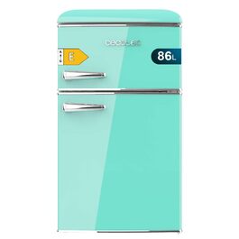 Холодильник Cecotec Bolero CoolMarket 2D Origin 86 Green - Ретро, 86л, Клас E, Зелений