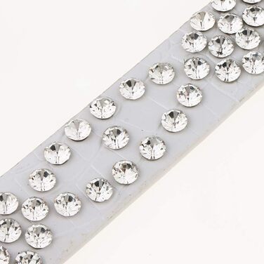 Жіночий пояс Fenteer з стразами, джинсовий, шкіряний, 3,5 см