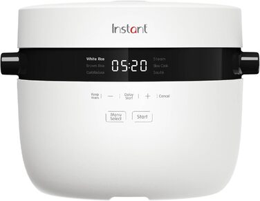 Rice Cooker and Steamer - Automatic, versatile rice cooker, steamer, and sauté/frying pan - Removable, dishwasher-safe pot (12 cups / 2.8 l) - up to 20 servings
