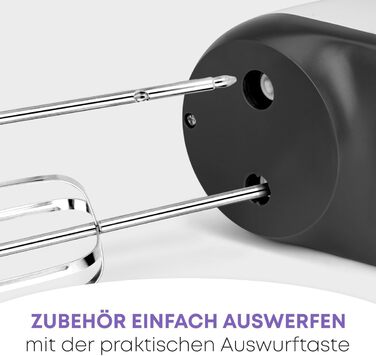 Міксер ручний Bomann HM 6054 CB | 400 Вт, 5 швидкостей, нержавіюча сталь