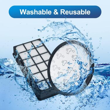 Фільтри для пилососа Rowenta X-Trem Power Cyclonic (2 шт.), замінні, сумісні з моделями RO69xx