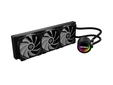 Система водяного охолодження GENESIS Hydria 360 ARGB, чорна