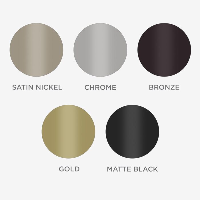 Двопрогінна натяжна штанга для душу Zenna Home, без свердління, 127-183 см, золота, нержавіюча сталь