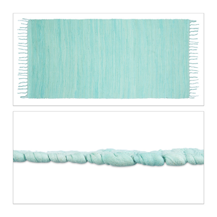 Relaxdays Fringe Rug