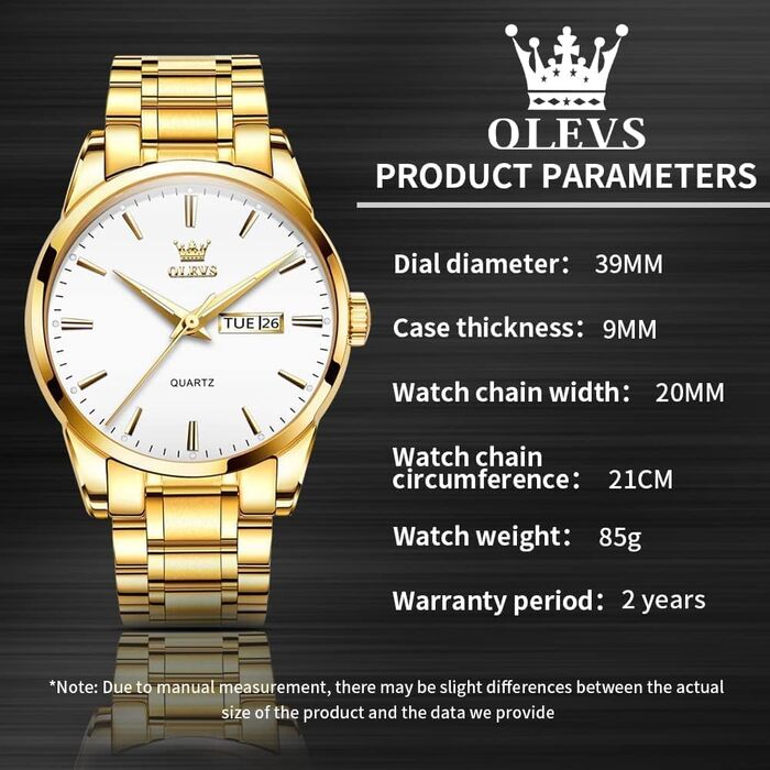 Чоловічий скелетон-годинник OLEVS Quartz (6898 Gold White) — спортивний кварцовий годинник зі сталевим браслетом, водонепроникний, зі світломасом