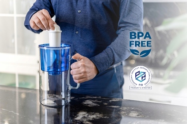Скляний фільтр-кувшин Wessper D2 BOROSILICATE 3л, синій + 12 фільтрів