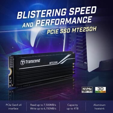 SSD накопичувач Transcend B NVMe PCIe Gen4 x4 M.2 2280, 4TB
