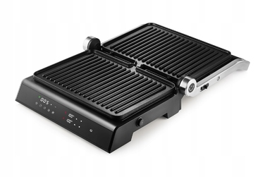 Електричний гриль Transa Electronics DualPlate, чорний, 2200 Вт, з регулюванням температури
