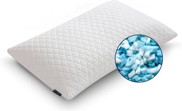 Подушка для офісного крісла EGO HOME з піною з пам'яті, 80x40 см | М'яка подушка для комп'ютерного крісла, ігрового крісла, автокрісла, крісла-коляски
