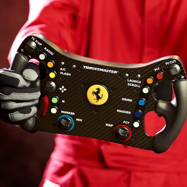 Кермо Thrustmaster Ferrari 488 GT3 - офіційно ліцензоване, для PC, PS5, PS4, Xbox Series X|S, Xbox One