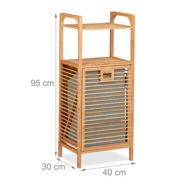Relaxdays Laundry Basket with Lid