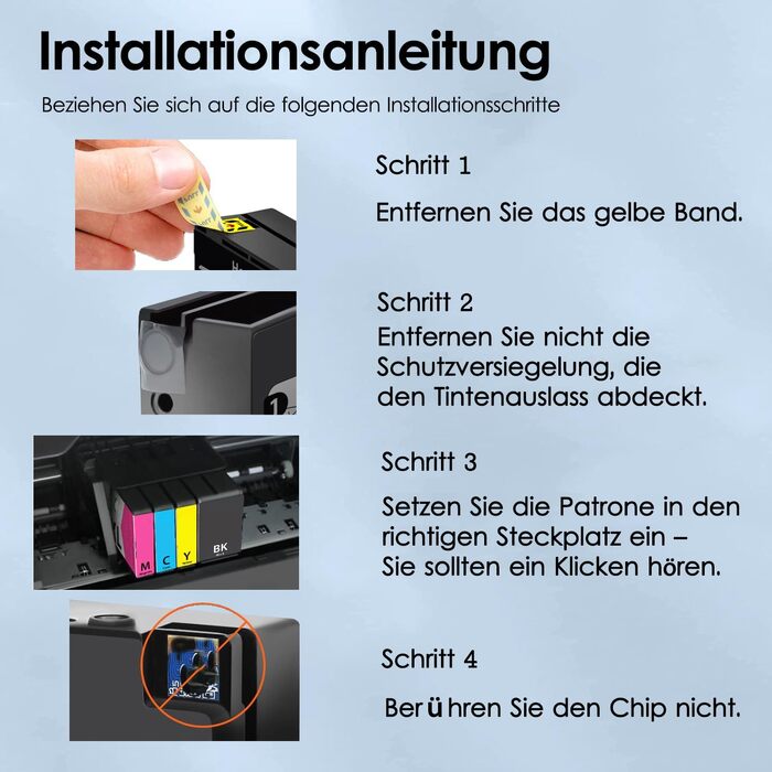 Комплект картриджів 963XL сумісні з HP OfficeJet Pro 9010, 9012, 9013, 9014, 9015, 9016, 9018, 9019, 9020, 9022, 9023, 9025, 9026 (Чорний, Блакитний, Пурпуровий, Жовтий)