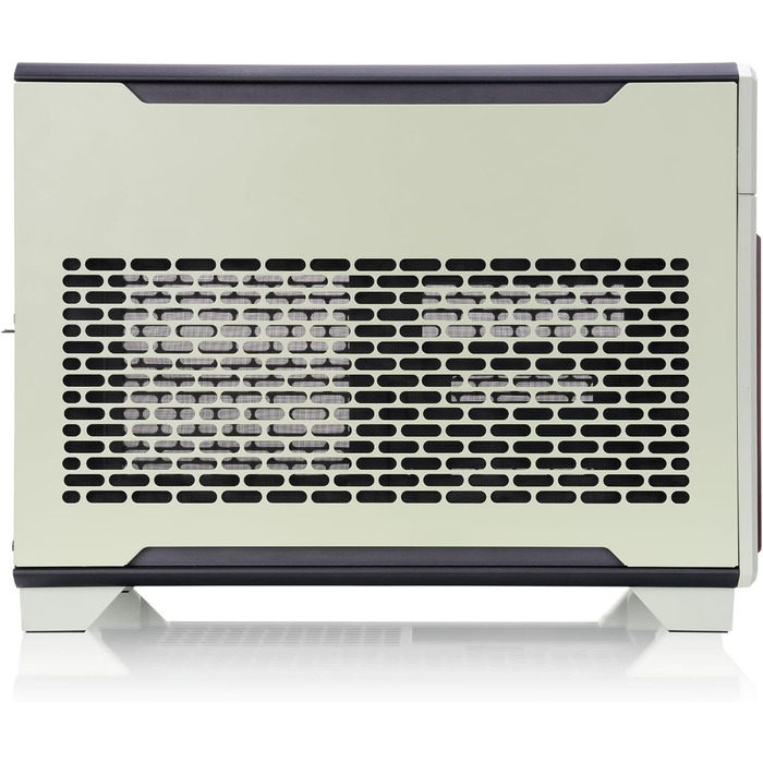 Корпус Thermaltake Mini-ITX TR100 Wood, 18.4л, 280мм AIO, Зелений Матча