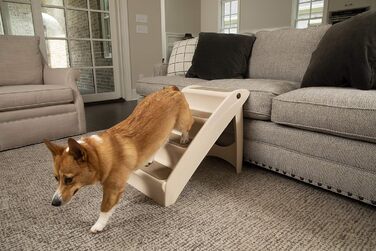 PetSafe CozyUp Складні сходи для домашніх тварин, з неслизькими ступенями, для тварин до 68 кг, висота 51 см, розмір L, нова упаковка