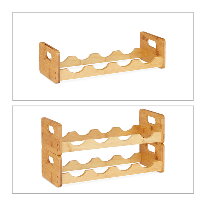 Wine Rack for 8 Bottles